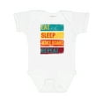 thumbnail image 1 of Inktastic Wakeboarding Eat Sleep Wakeboard Repeat Boys or Girls Baby Bodysuit, 1 of 5