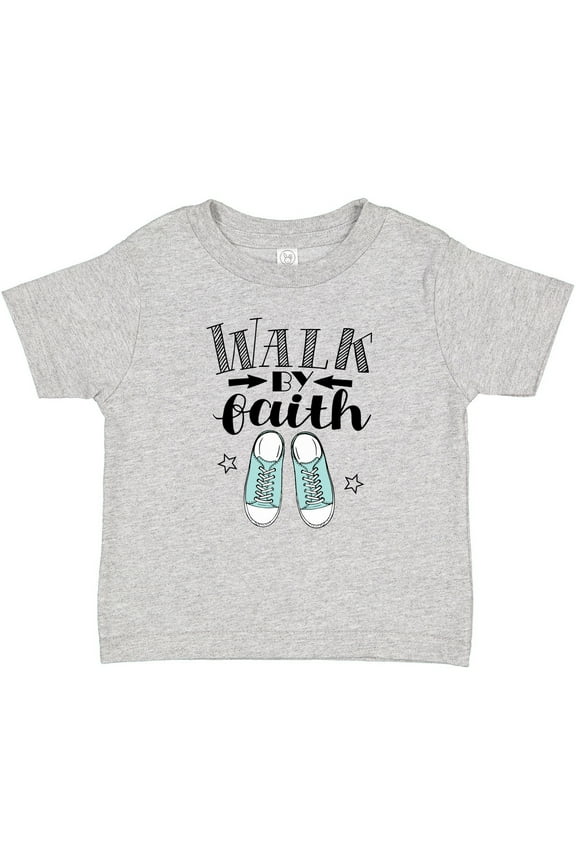 Walk by Faith Quote Boys or Girls Baby T-Shirt