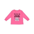 thumbnail image 1 of Inktastic Walk by Faith Quote Boys or Girls Long Sleeve Toddler T-Shirt, 1 of 5