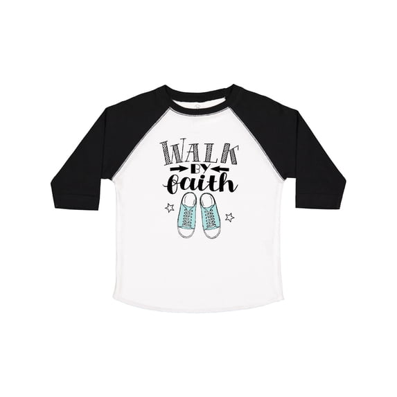 Inktastic Walk by Faith Quote Boys or Girls Toddler T-Shirt