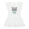 thumbnail image 1 of Inktastic Walk by Faith Quote Girls Baby Dress, 1 of 5