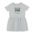 thumbnail image 1 of Inktastic Walk by Faith Quote Girls Toddler Dress, 1 of 5