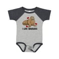 thumbnail image 1 of Inktastic Walrus Cute Arctic Animals Boys or Girls Baby Bodysuit, 1 of 5