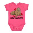 thumbnail image 1 of Inktastic Walrus Cute Arctic Animals Boys or Girls Baby Bodysuit, 1 of 5