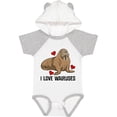 thumbnail image 1 of Inktastic Walrus Cute Arctic Animals Boys or Girls Baby Bodysuit, 1 of 5