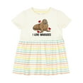 thumbnail image 1 of Inktastic Walrus Cute Arctic Animals Girls Baby Dress, 1 of 5