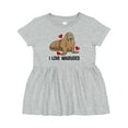 thumbnail image 1 of Inktastic Walrus Cute Arctic Animals Girls Baby Dress, 1 of 5