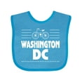 thumbnail image 1 of Inktastic Washington DC Biking Boys or Girls Baby Bib, 1 of 4
