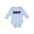 thumbnail image 1 of Inktastic Washington Dc City Skyline Boys or Girls Long Sleeve Baby Bodysuit, 1 of 5