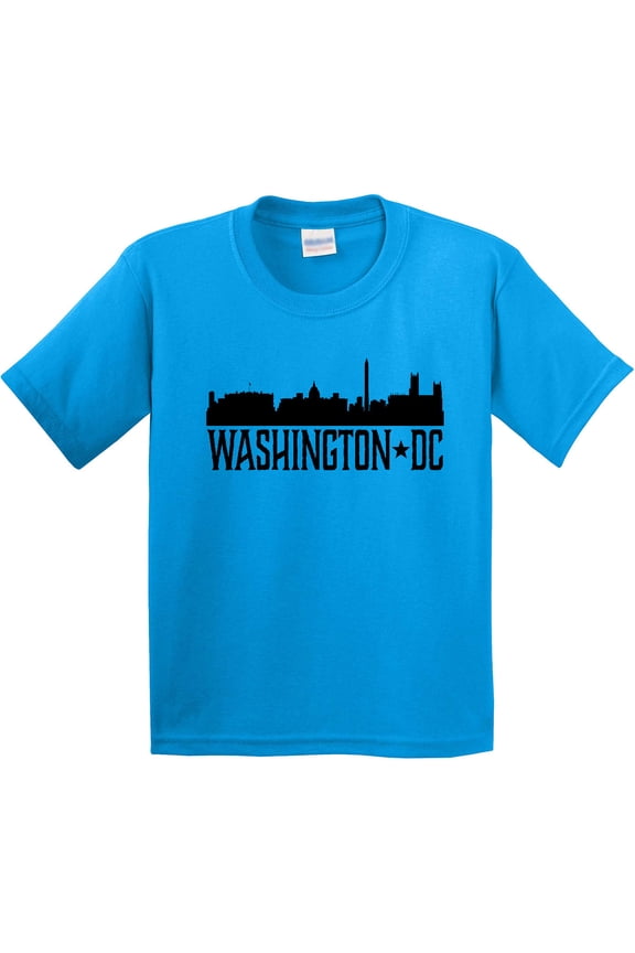 Washington Dc City Skyline Youth T-Shirt