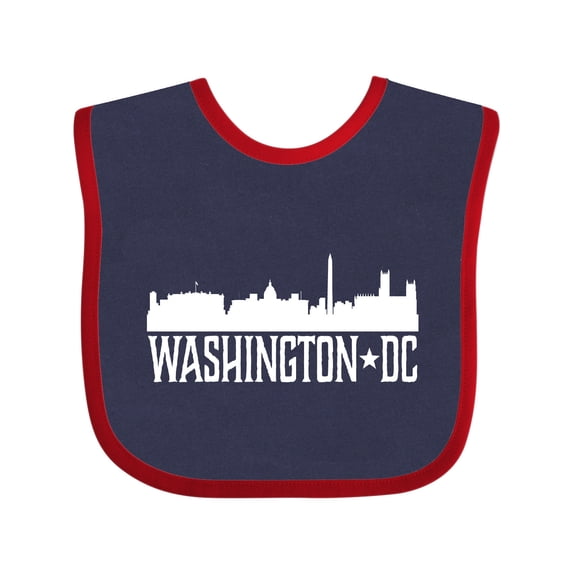 Inktastic Washington Dc Skyline Cities Boys or Girls Baby Bib