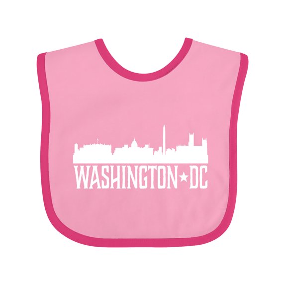 Inktastic Washington Dc Skyline Cities Boys or Girls Baby Bib
