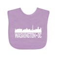thumbnail image 1 of Inktastic Washington Dc Skyline Cities Boys or Girls Baby Bib, 1 of 4