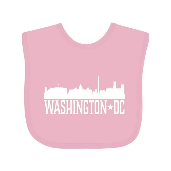 Inktastic Washington Dc Skyline Cities Boys or Girls Baby Bib