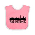 thumbnail image 1 of Inktastic Washington Dc Skyline Cities Boys or Girls Baby Bib, 1 of 4