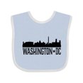 thumbnail image 1 of Inktastic Washington Dc Skyline Cities Boys or Girls Baby Bib, 1 of 4