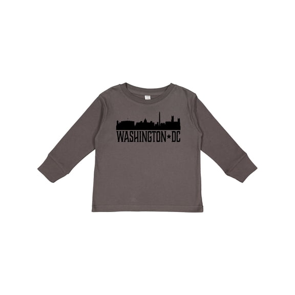 Inktastic Washington Dc Skyline Cities Boys or Girls Long Sleeve Toddler T-Shirt