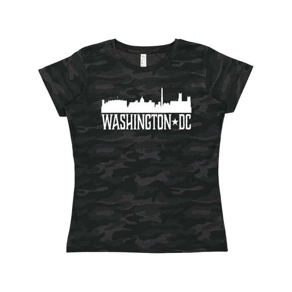 Inktastic Washington DC Skyline Cities Women's T-Shirt