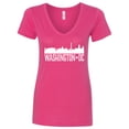 thumbnail image 1 of Inktastic Washington Dc Skyline Cities Women's V-Neck T-Shirt, 1 of 5