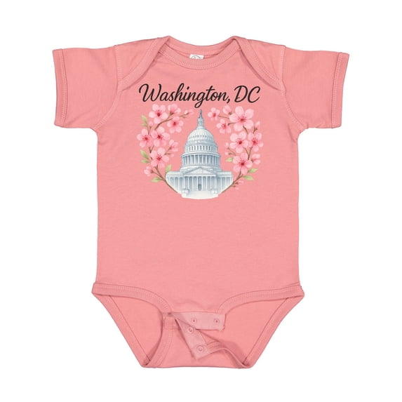 Inktastic Washington Dc Cherry Blossom Boys or Girls Baby Bodysuit