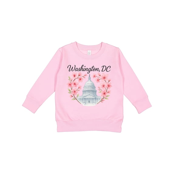 Inktastic Washington Dc Cherry Blossom Toddler Sweatshirt