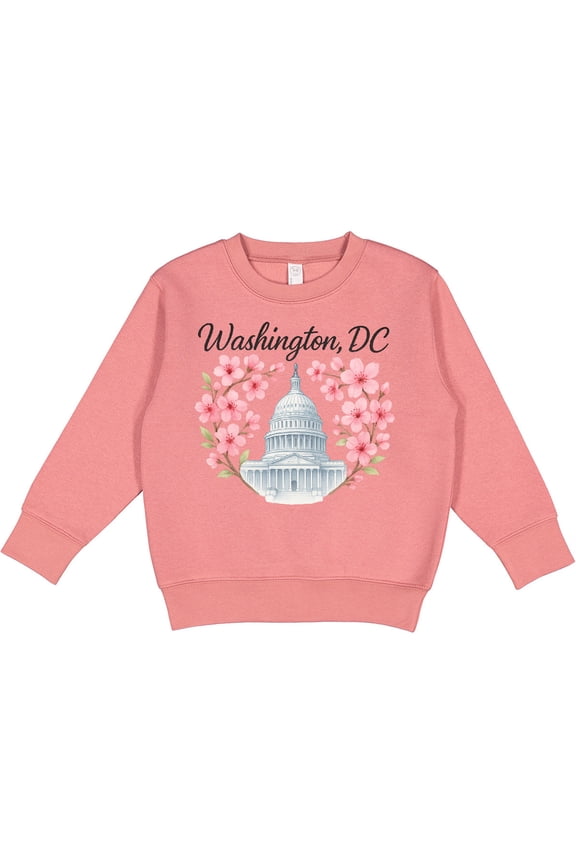 Washington Dc Cherry Blossom Toddler Sweatshirt