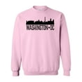 thumbnail image 1 of Inktastic Washington Dc City Skyline Adult Sweatshirt, 1 of 4