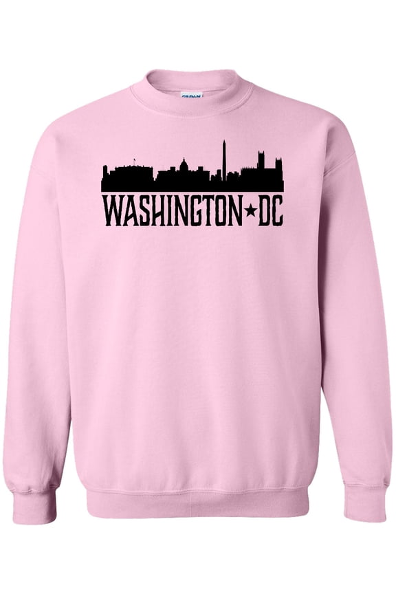Washington Dc City Skyline Adult Sweatshirt