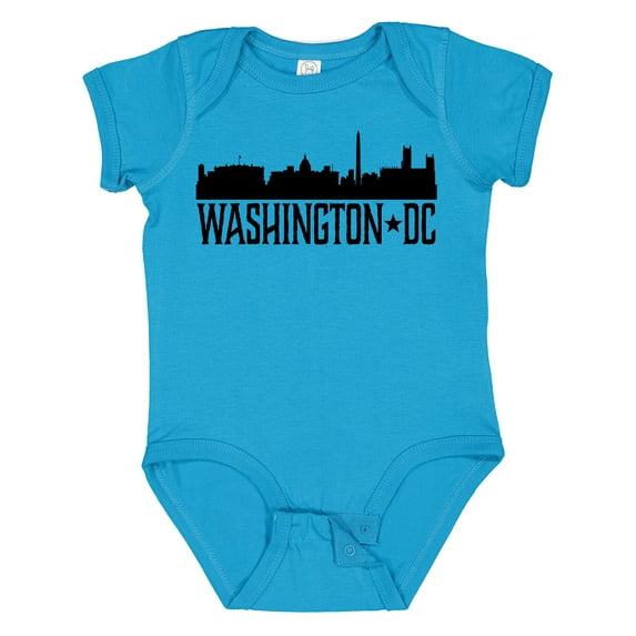 Inktastic Washington Dc City Skyline Boys or Girls Baby Bodysuit