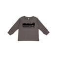 thumbnail image 1 of Inktastic Washington Dc City Skyline Boys or Girls Long Sleeve Toddler T-Shirt, 1 of 5