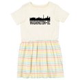 thumbnail image 1 of Inktastic Washington Dc City Skyline Girls Toddler Dress, 1 of 5