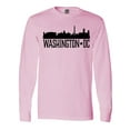 thumbnail image 1 of Inktastic Washington Dc City Skyline Long Sleeve T-Shirt, 1 of 5