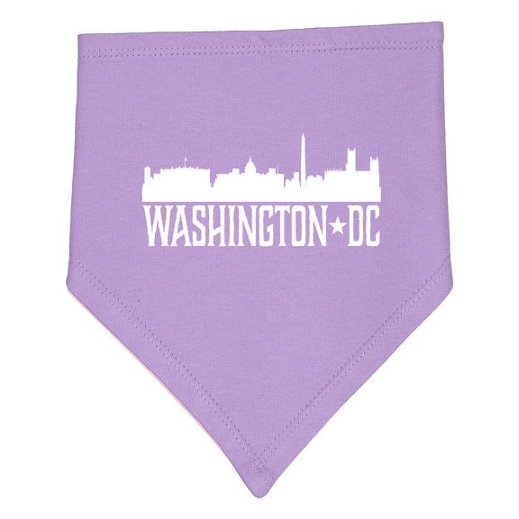 Inktastic Washington Dc Skyline Cities Baby Bandana Bib