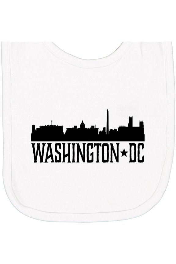 Washington Dc Skyline Cities Newborn Bib