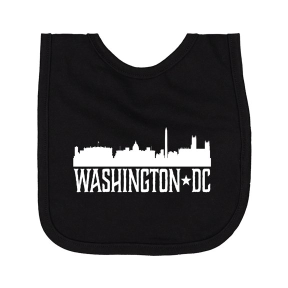Inktastic Washington Dc Skyline Cities Newborn Bib