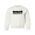 thumbnail image 1 of Inktastic Washington Dc Skyline Cities Youth Sweatshirt, 1 of 4