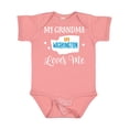 thumbnail image 1 of Inktastic Washington Grandma Loves Me Boys or Girls Baby Bodysuit, 1 of 5