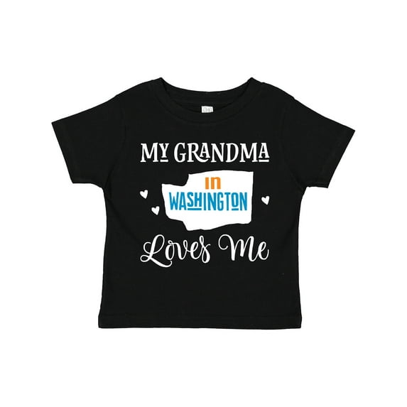 Inktastic Washington Grandma Loves Me Boys or Girls Toddler T-Shirt