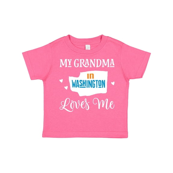 Inktastic Washington Grandma Loves Me Boys or Girls Toddler T-Shirt
