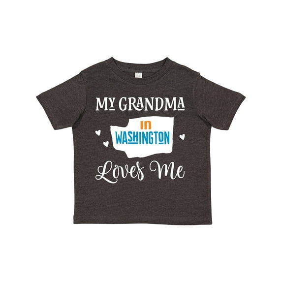 Inktastic Washington Grandma Loves Me Boys or Girls Toddler T-Shirt