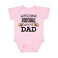 thumbnail image 1 of Inktastic Watching Football with My Dad Boys or Girls Baby Bodysuit, 1 of 5
