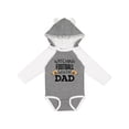 thumbnail image 1 of Inktastic Watching Football with My Dad Boys or Girls Long Sleeve Baby Bodysuit, 1 of 5