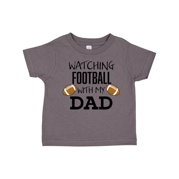 Inktastic Watching Football with My Dad Boys or Girls Toddler T-Shirt