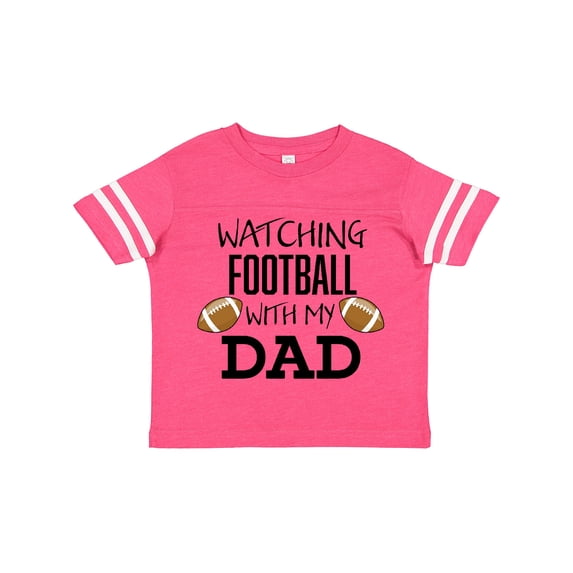 Inktastic Watching Football with My Dad Boys or Girls Toddler T-Shirt