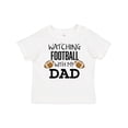 thumbnail image 1 of Inktastic Watching Football with My Dad Boys or Girls Toddler T-Shirt, 1 of 5