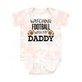 thumbnail image 1 of Inktastic Watching Football with My Daddy Boys or Girls Baby Bodysuit, 1 of 5
