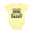 thumbnail image 1 of Inktastic Watching Football with My Daddy Boys or Girls Baby Bodysuit, 1 of 5