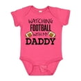 thumbnail image 1 of Inktastic Watching Football with My Daddy Boys or Girls Baby Bodysuit, 1 of 5