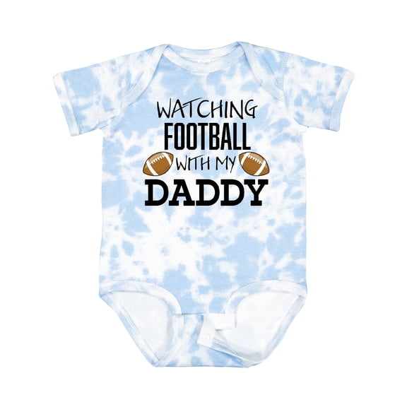 Inktastic Watching Football with My Daddy Boys or Girls Baby Bodysuit