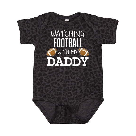 Inktastic Watching Football with My Daddy Boys or Girls Baby Bodysuit